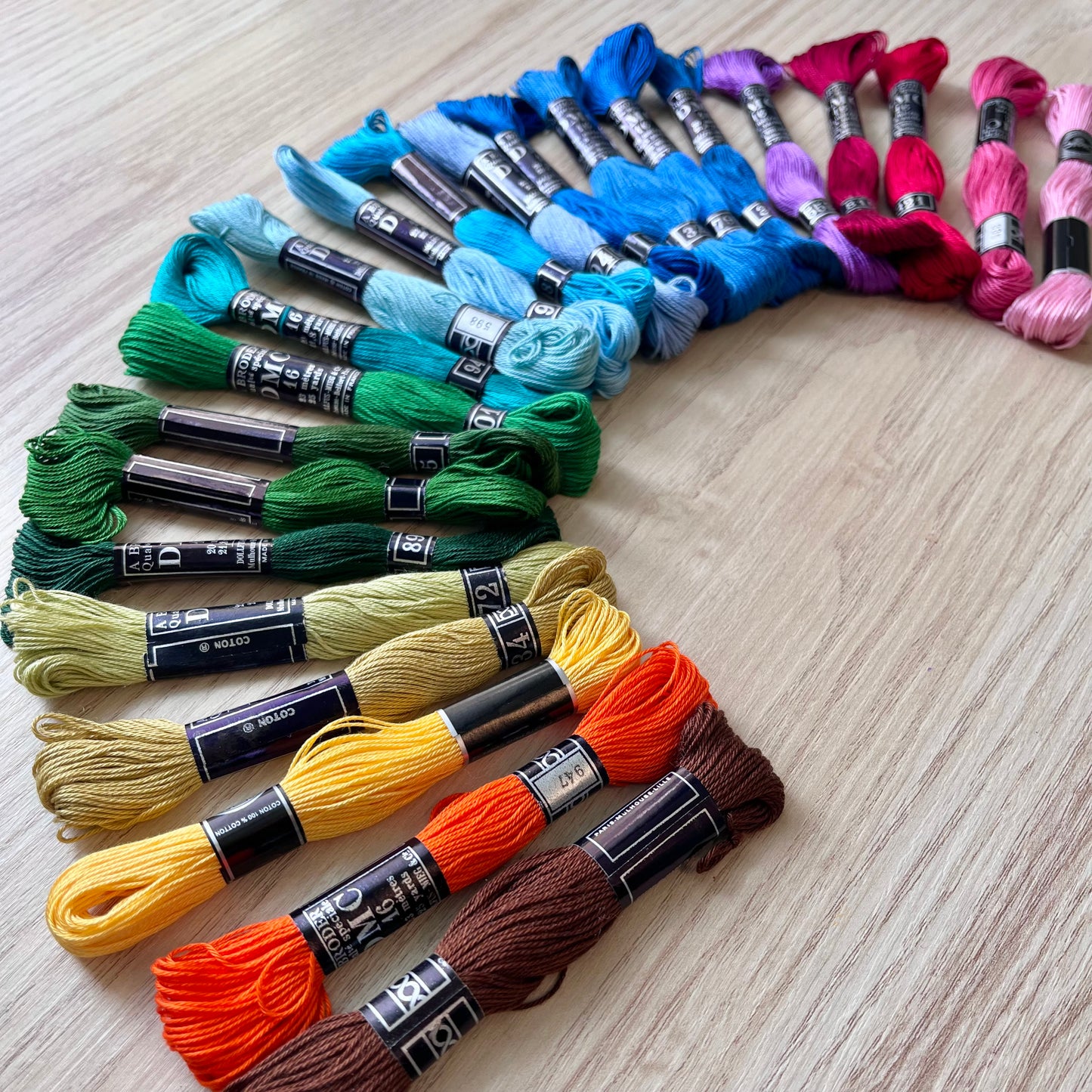 DMC 16 broderigarn / Navnegarn