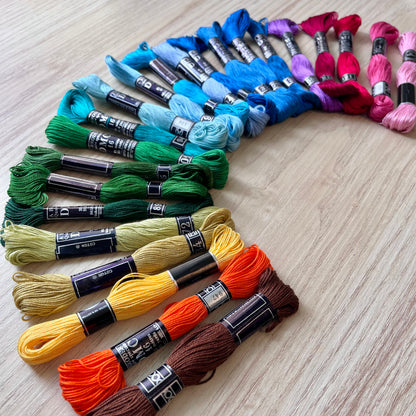 DMC 16 broderigarn / Navnegarn