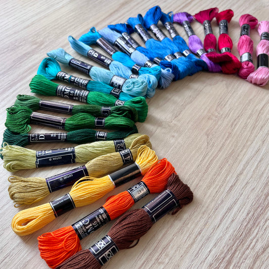DMC 16 broderigarn / Navnegarn