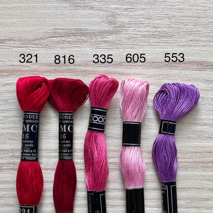 DMC 16 broderigarn / Navnegarn
